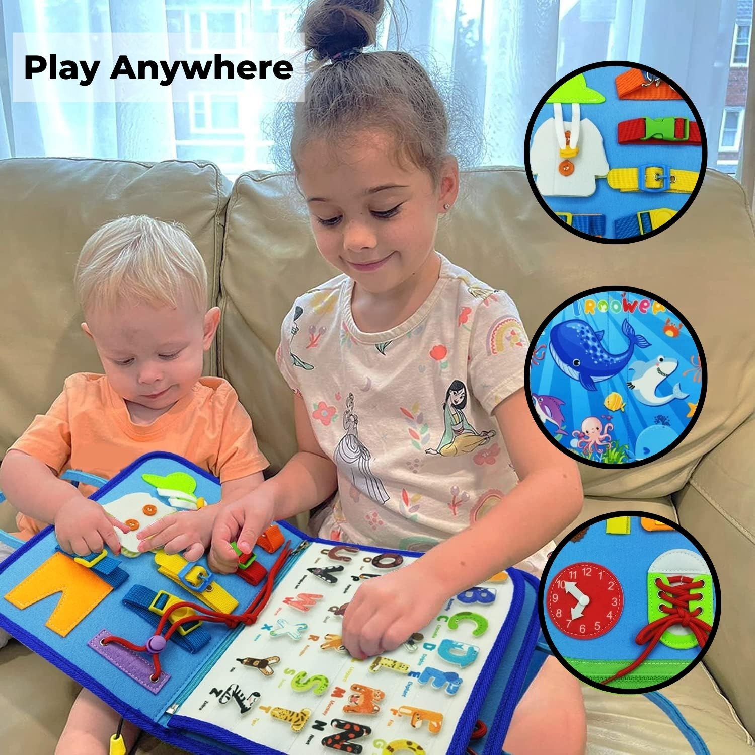 Kids Busy Board Learning Toys