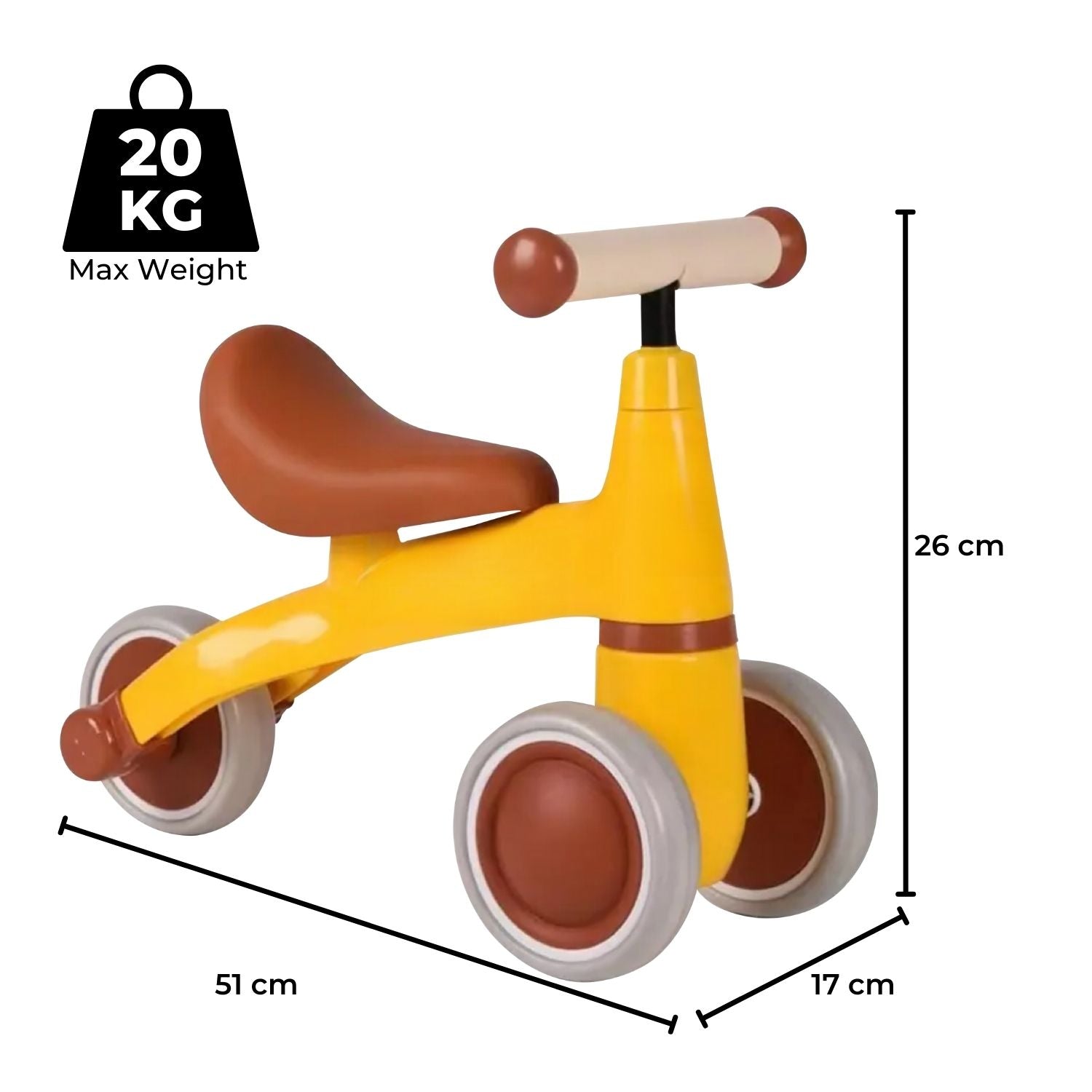 3 Wheels Baby Balance Bike