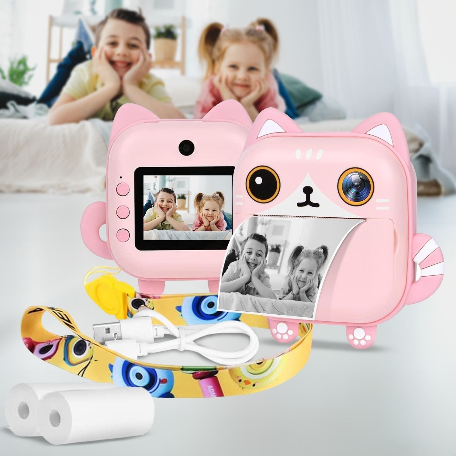 Instant Print Camera for Kids