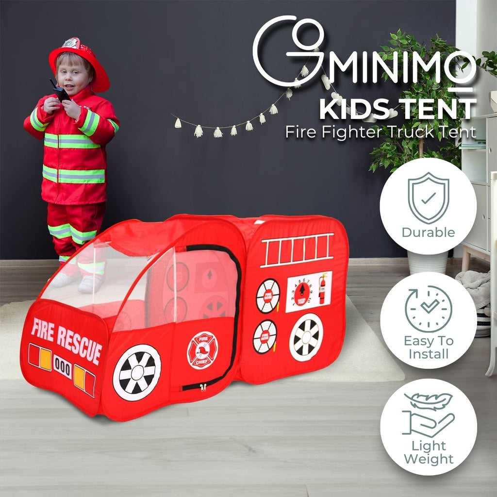 Ultimate Fire Truck Adventure Tent for Kids