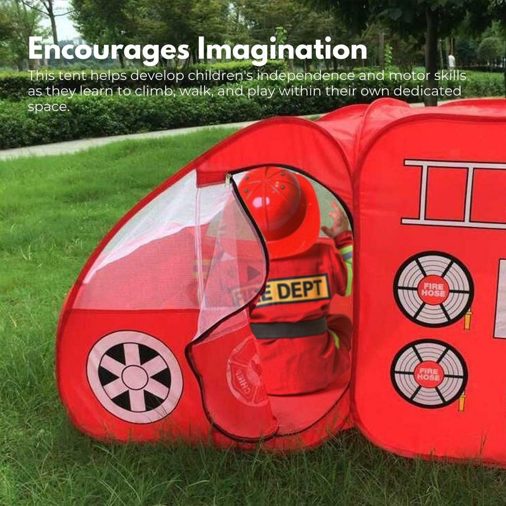 Ultimate Fire Truck Adventure Tent for Kids