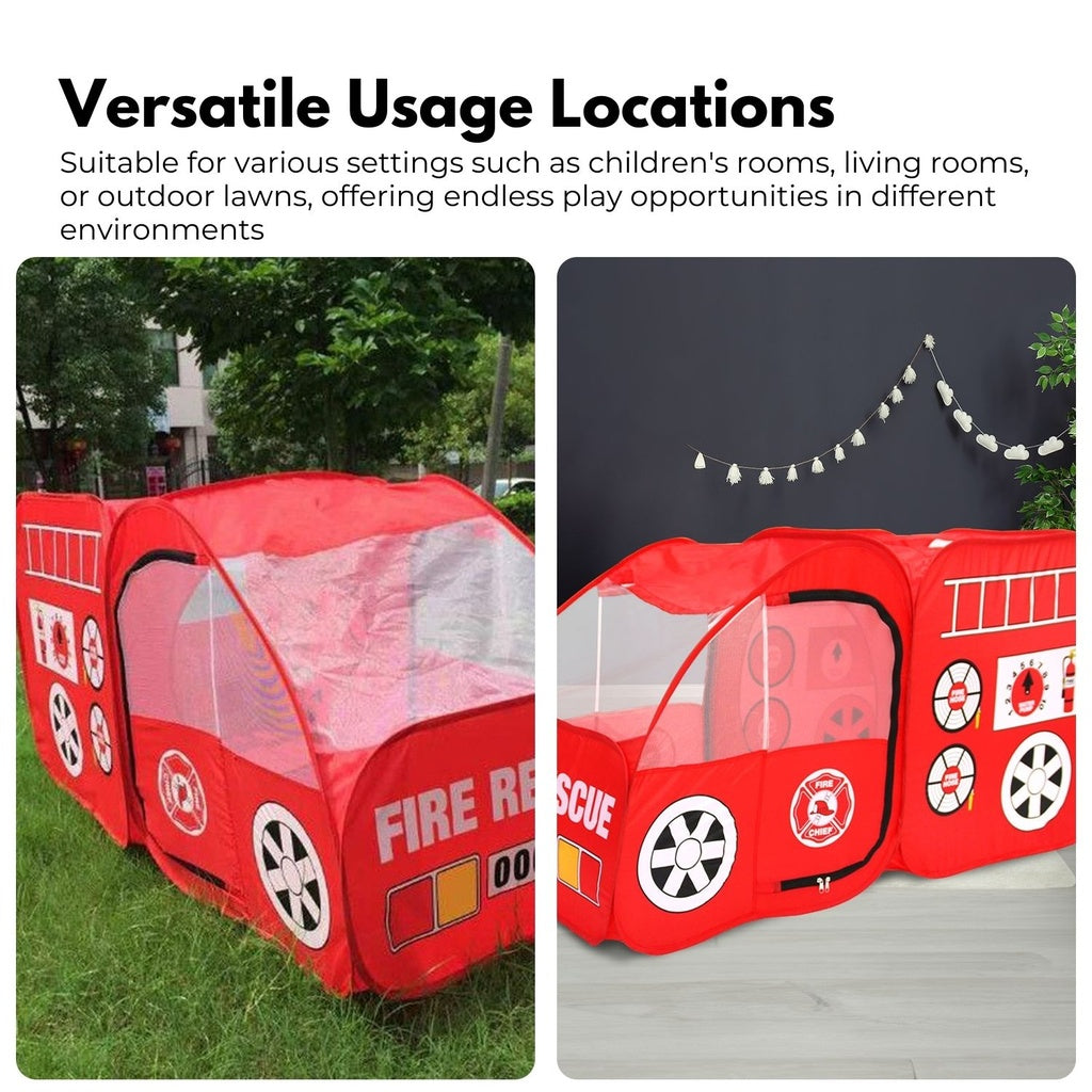 Ultimate Fire Truck Adventure Tent for Kids