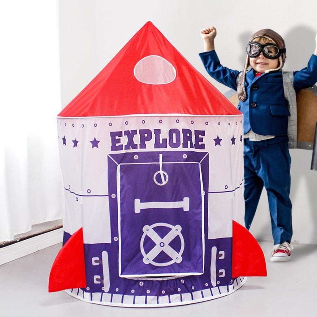 Interstellar Adventure Kids Spaceship Tent with Ball Pit