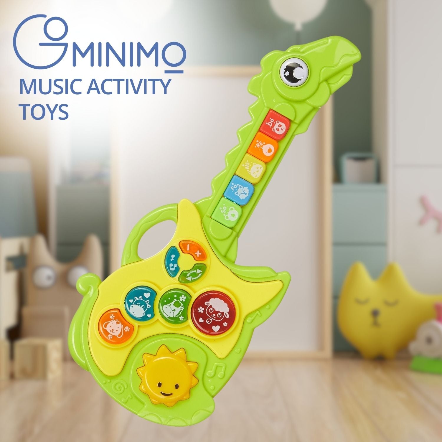 Kids Musical Guitar Toys with Dinosaur