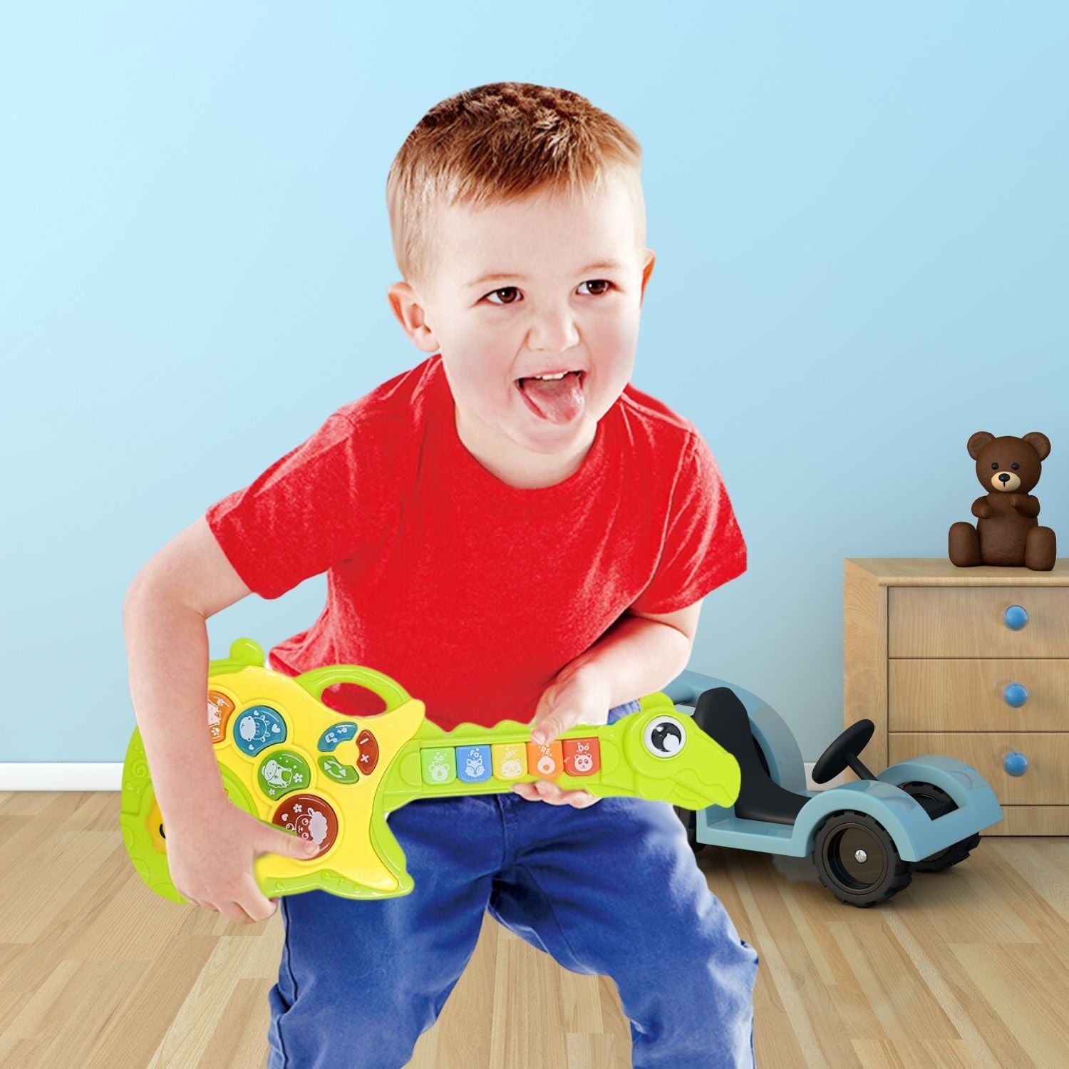 Kids Musical Guitar Toys with Dinosaur