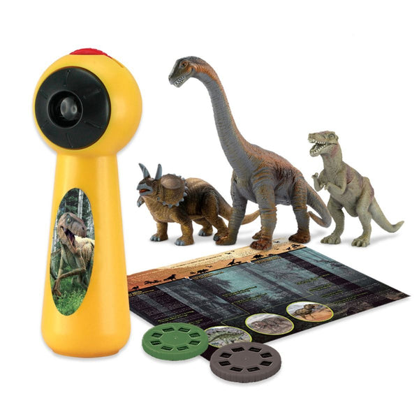 Dinosaur Projector and 3 Toy Figures Play Set