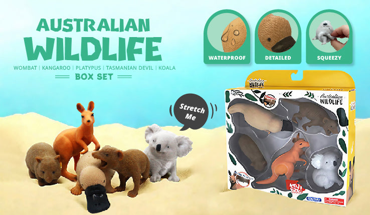 Stretchy Squishy Australian Wildlife Gift Set