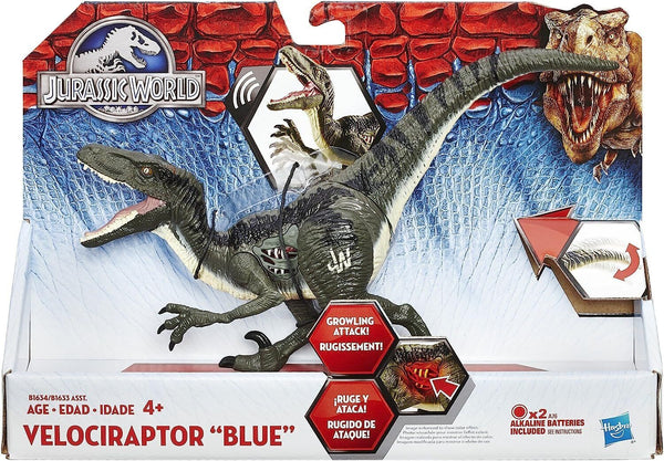 Velociraptor Blue Figure With Sound and Lights