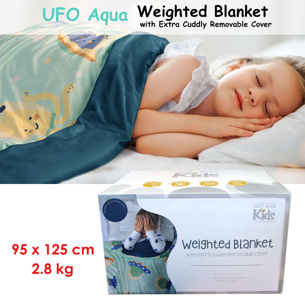 UFO Aqua Kids Weighted Blanket