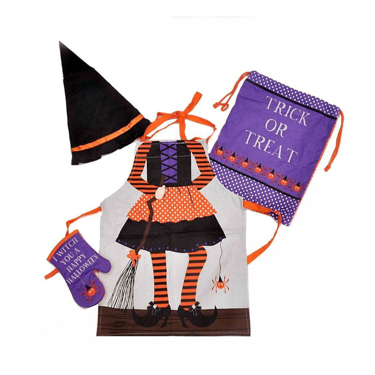 Kids Witch Halloween Set