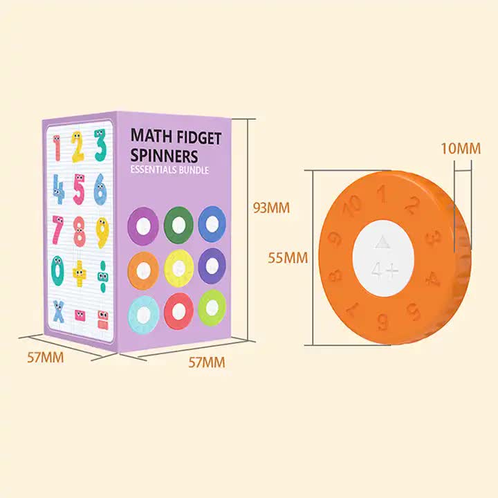 Colourful Math Learning Disc