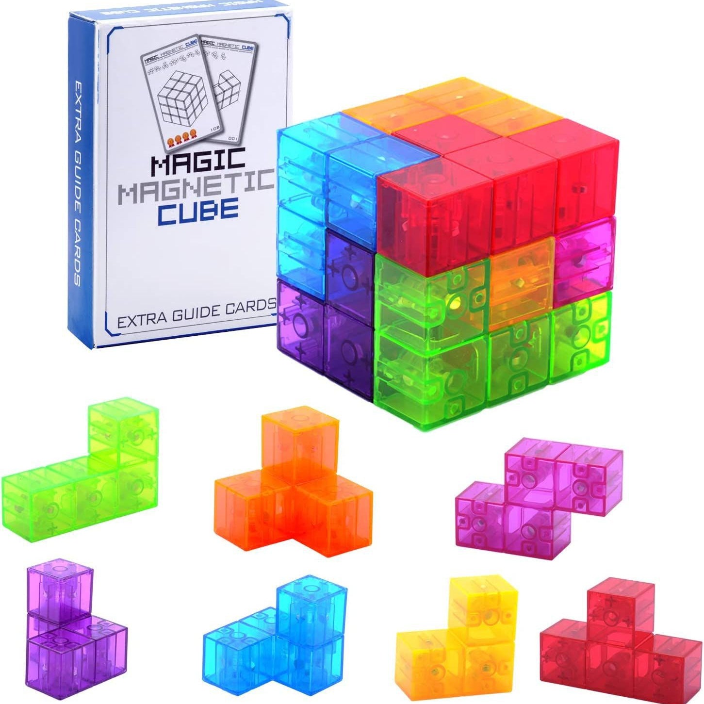 Magic Magnetic Rubik's Cube Puzzle Set