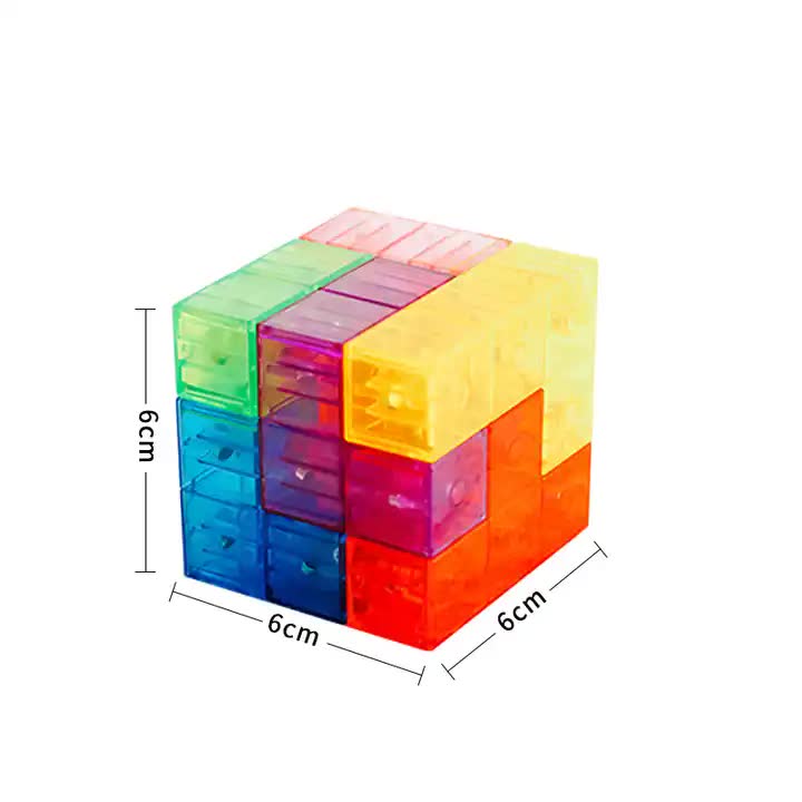 Magic Magnetic Rubik's Cube Puzzle Set