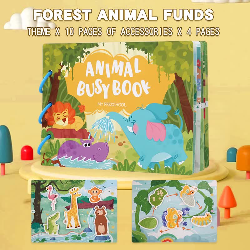 2-Pack Interactive Busy Book Set