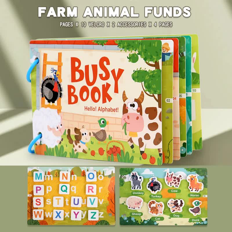 5 Themed Educational Activity Busy Books