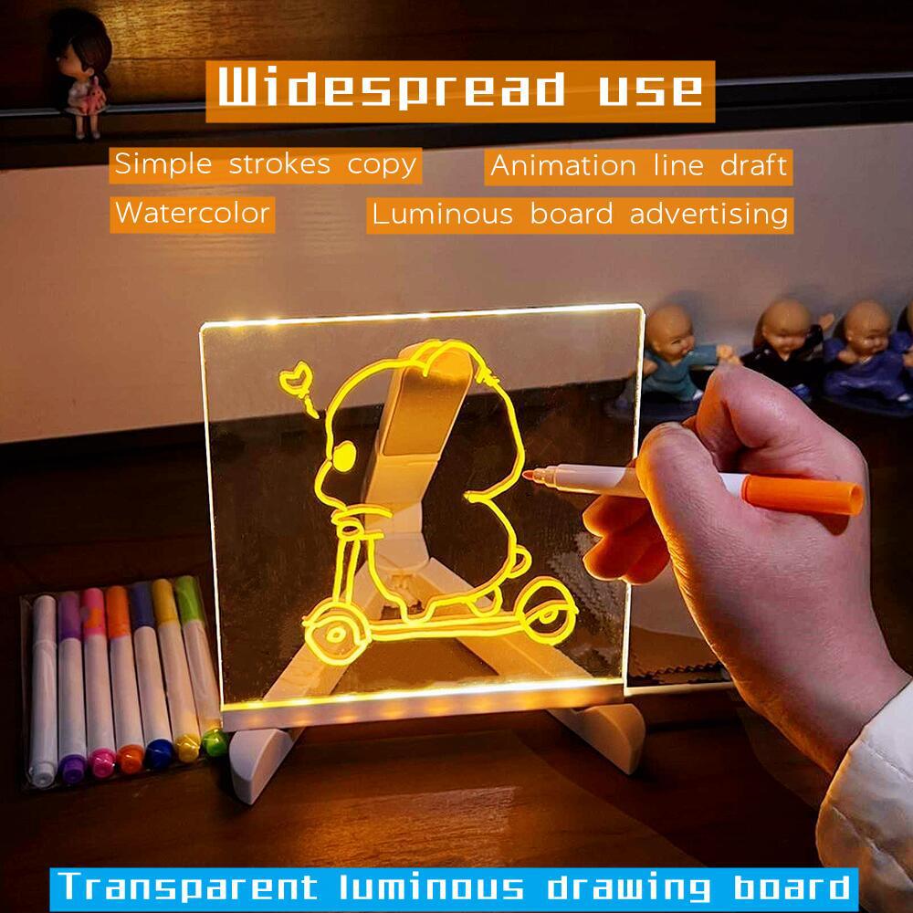 DIY Erasable Children's LED Drawing Board