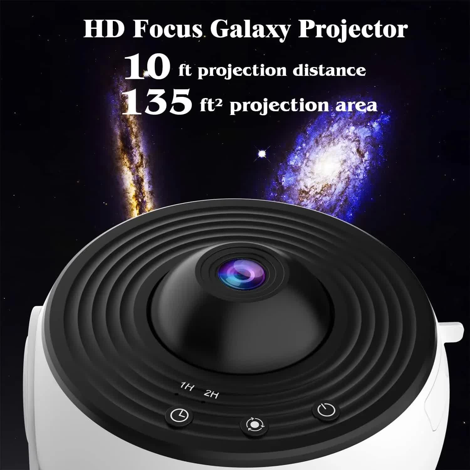 Starry Galaxy Projector Lamp Kids Night Light