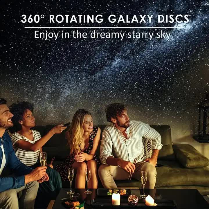 Starry Galaxy Projector Lamp Kids Night Light