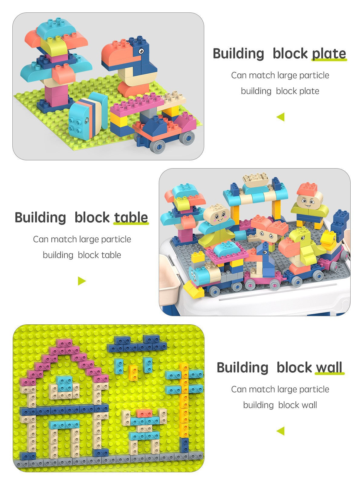 TPE Soft Blocks Building Toy Set