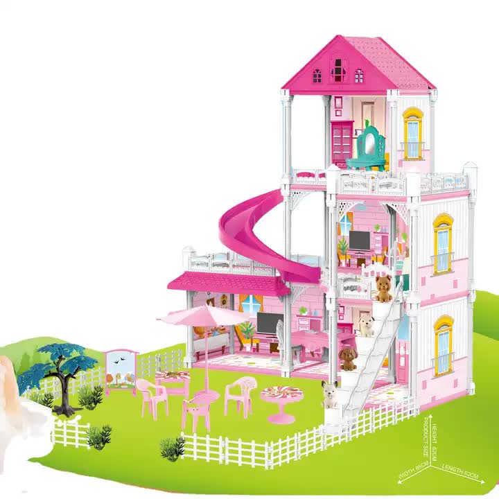 DIY Kids Simulation Castle Building Toy