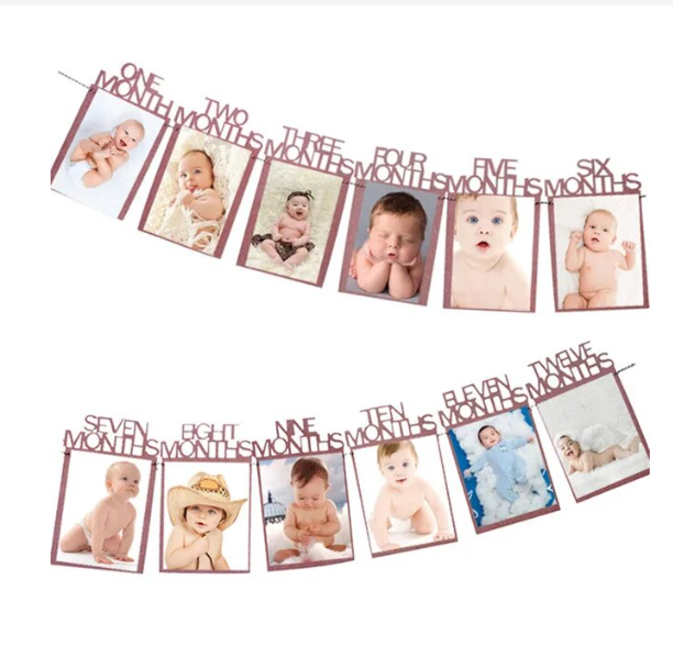 Baby Milestone Photo Clips