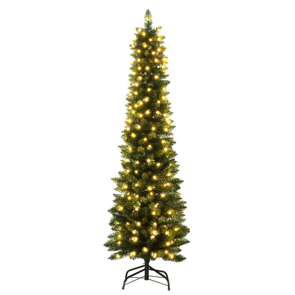 6ft Pre-Lit 200 LED Lights Christmas Tree