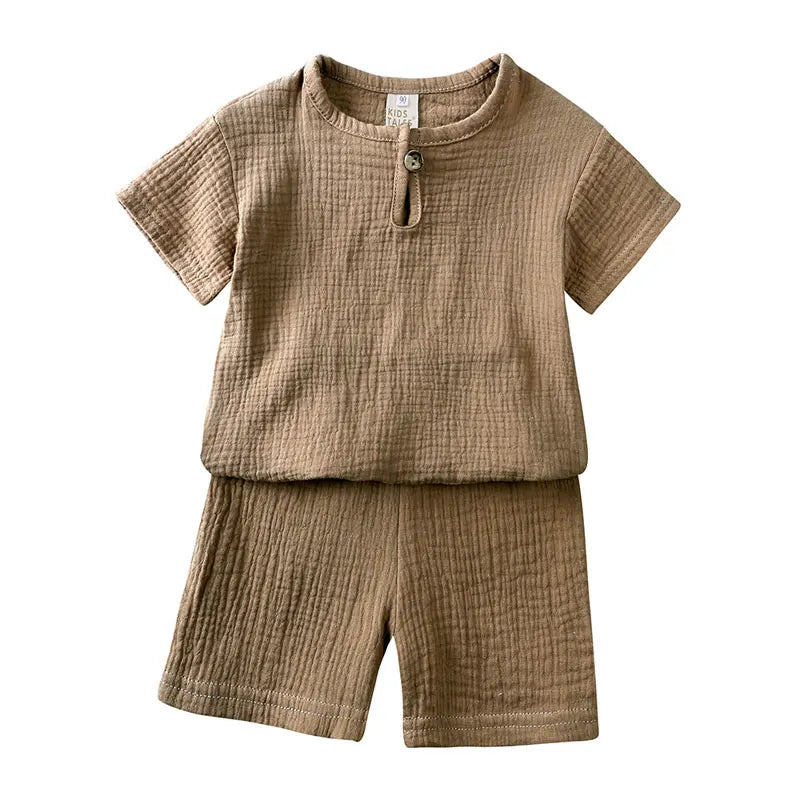 Cotton Linnen Kids Summer Outfit