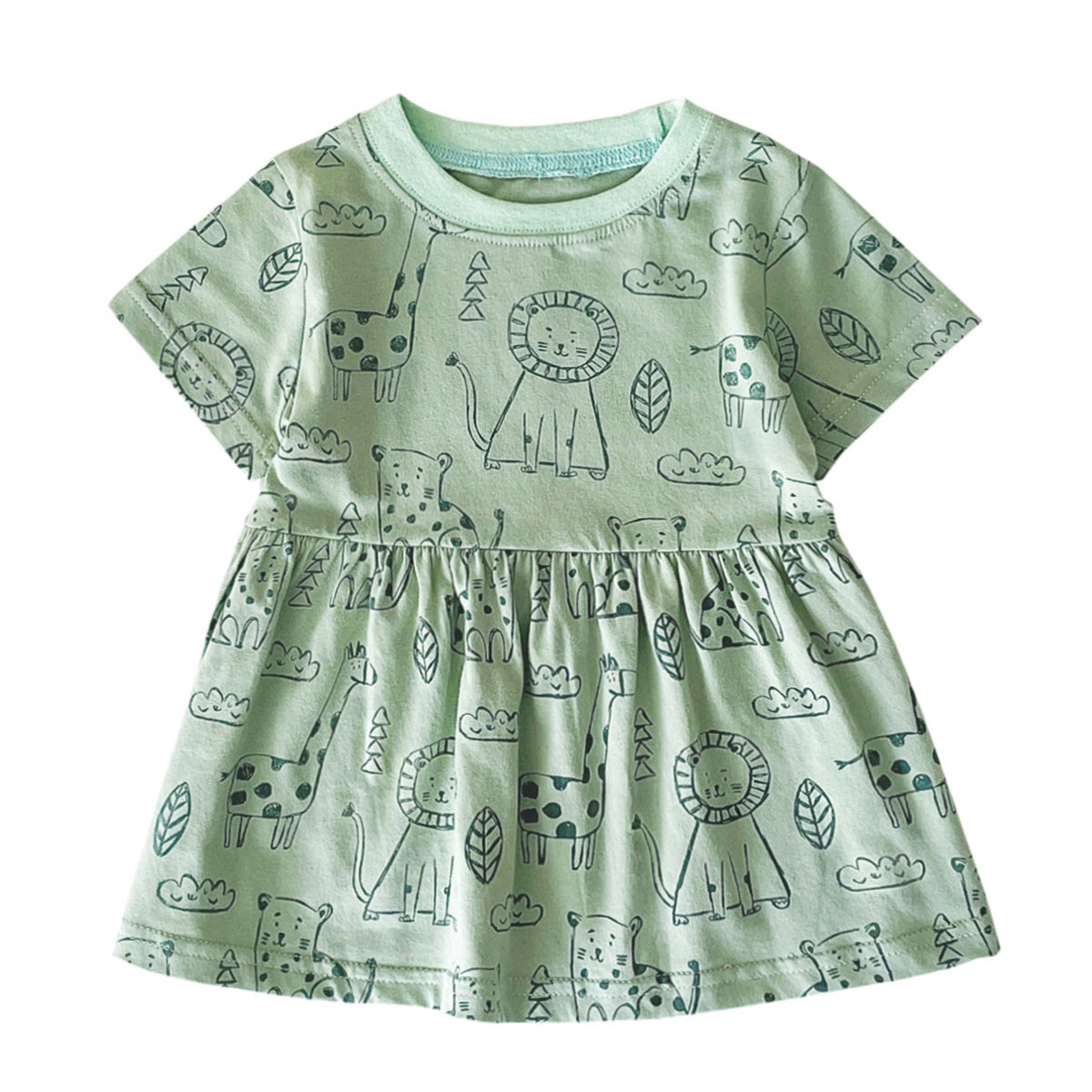 Short Sleeve Summer Baby Dress