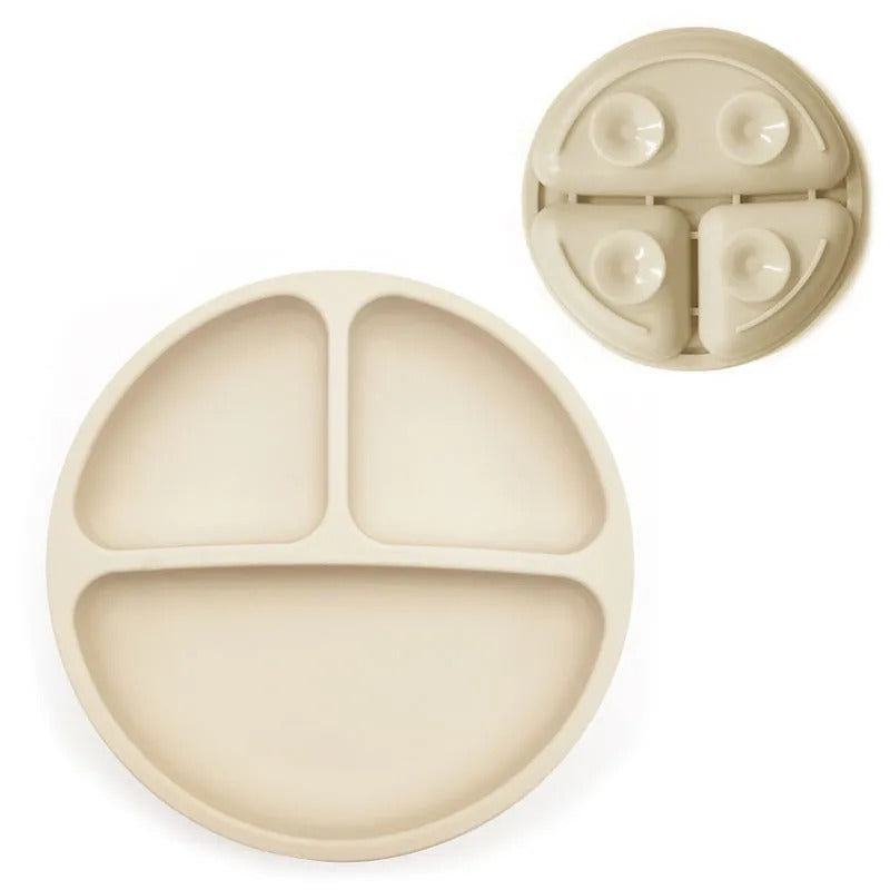 Baby Safe Suction Silicone Dining Plate