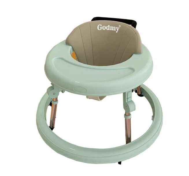 Foldable Multifunctional Anti Rolling Baby Walker Little Infants AU