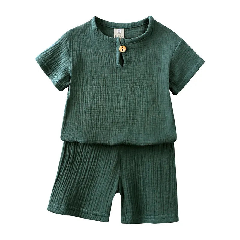 Cotton Linnen Kids Summer Outfit