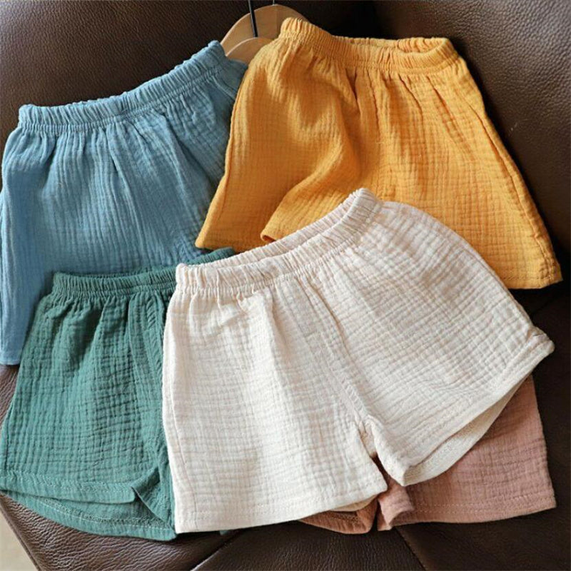 Kids Linen Summer Shorts