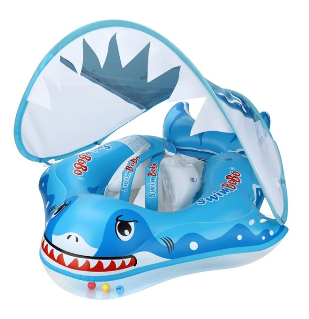 Baby Swimming Float Ring Inflatable with Canopy