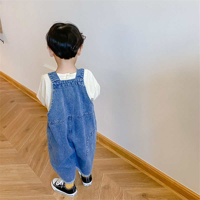 Kids Loose Denim Overall