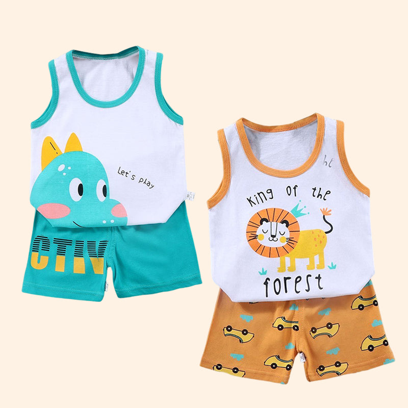 Kids Summer Vest Set