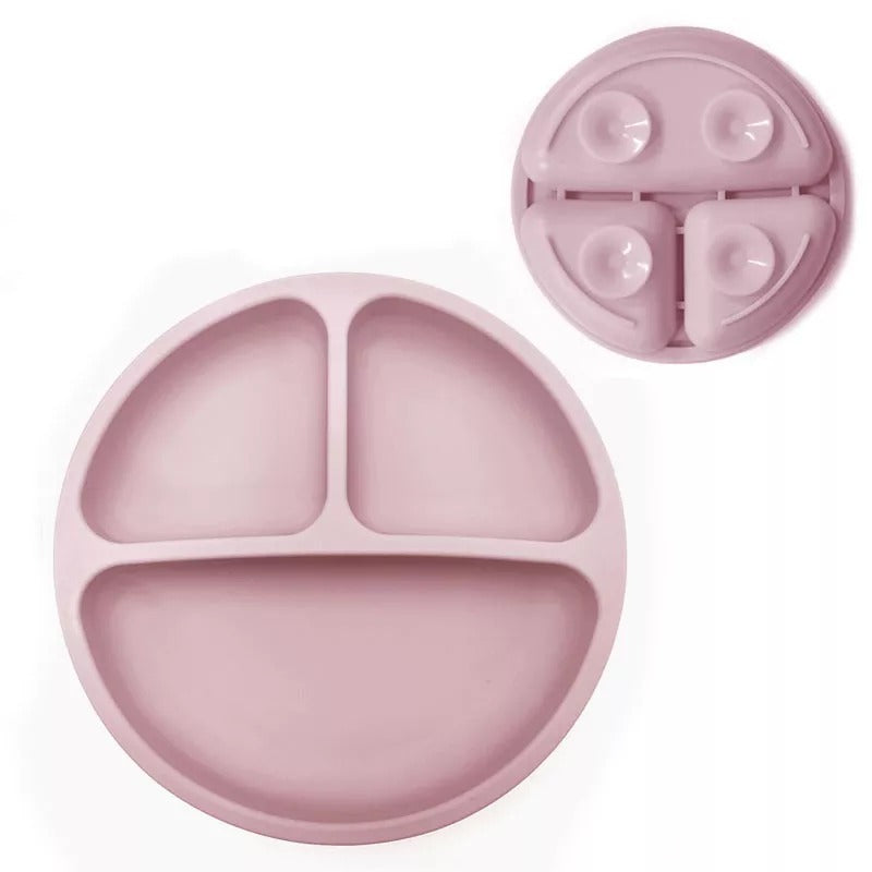 Baby Safe Suction Silicone Dining Plate