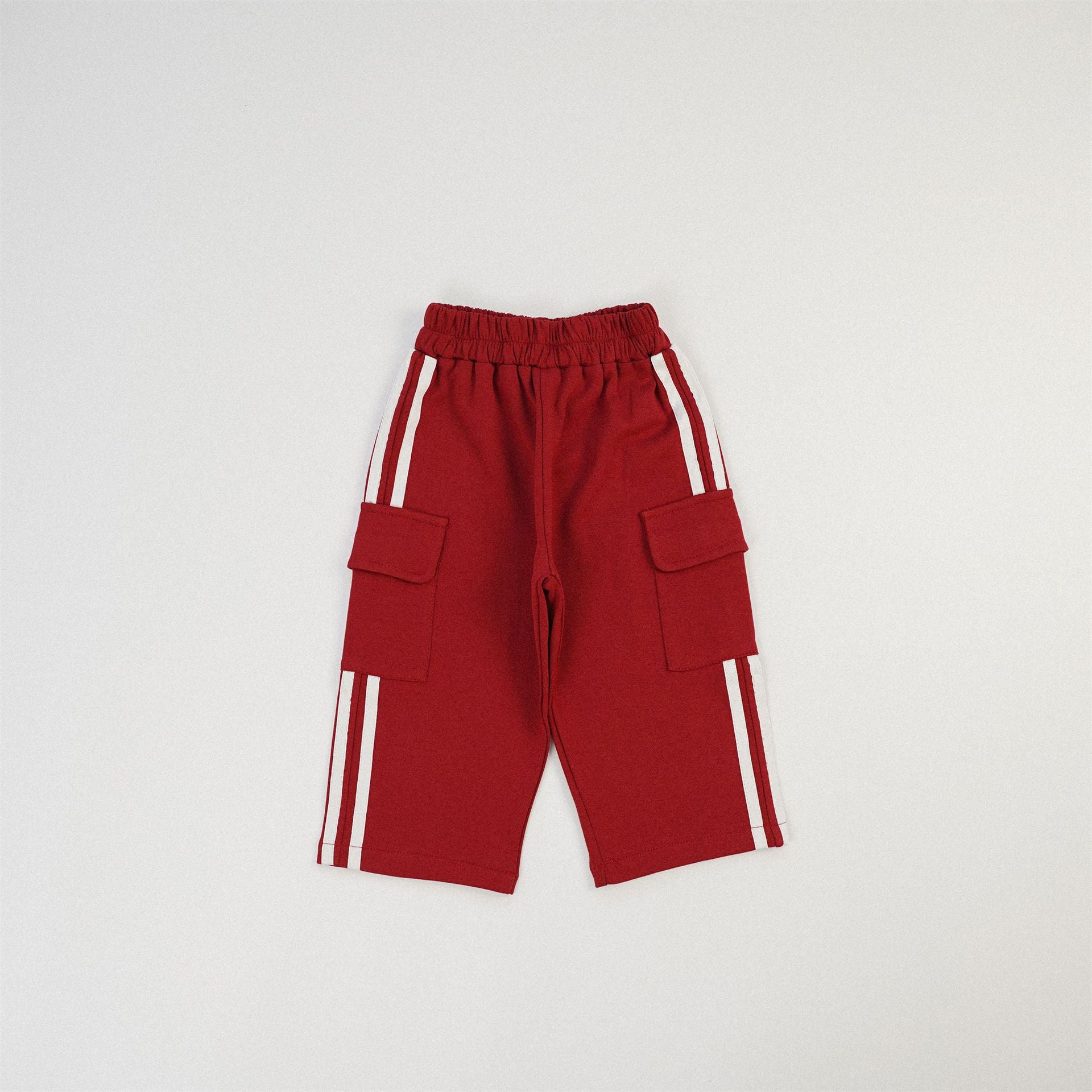 Kids Cotton Casual Cargo Pants