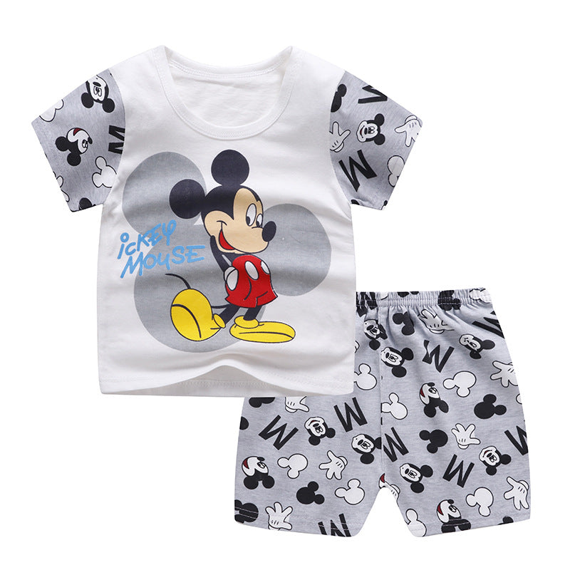 Cute Kids Summer Tracksuit Set