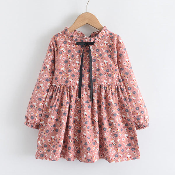 Girls Summer Floral Dress