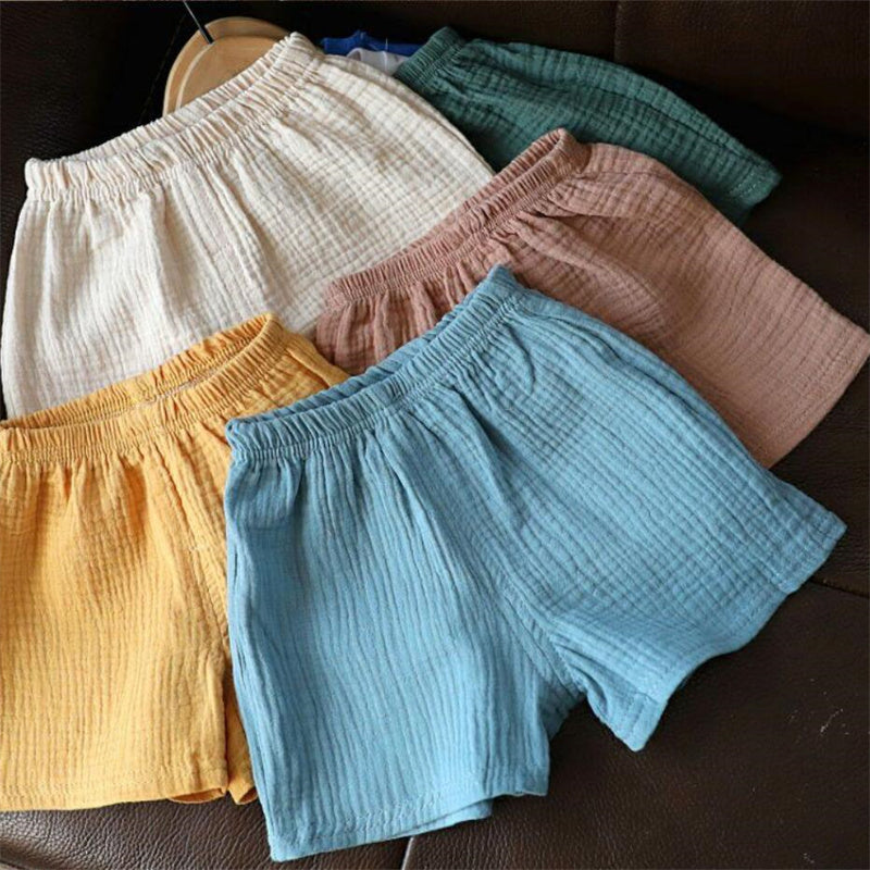 Kids Linen Summer Shorts