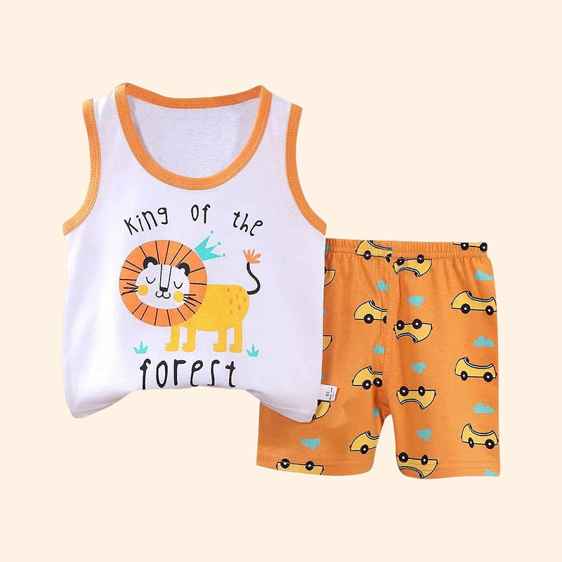 Kids Summer Vest Set