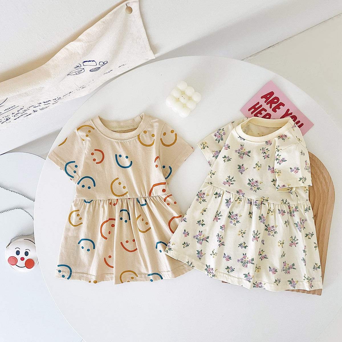 Short Sleeve Summer Baby Dress