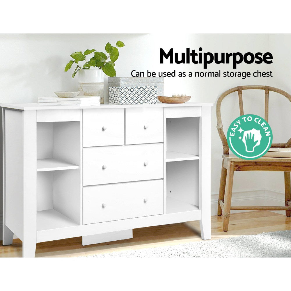 Baby Changing Table Diaper Station Drawers