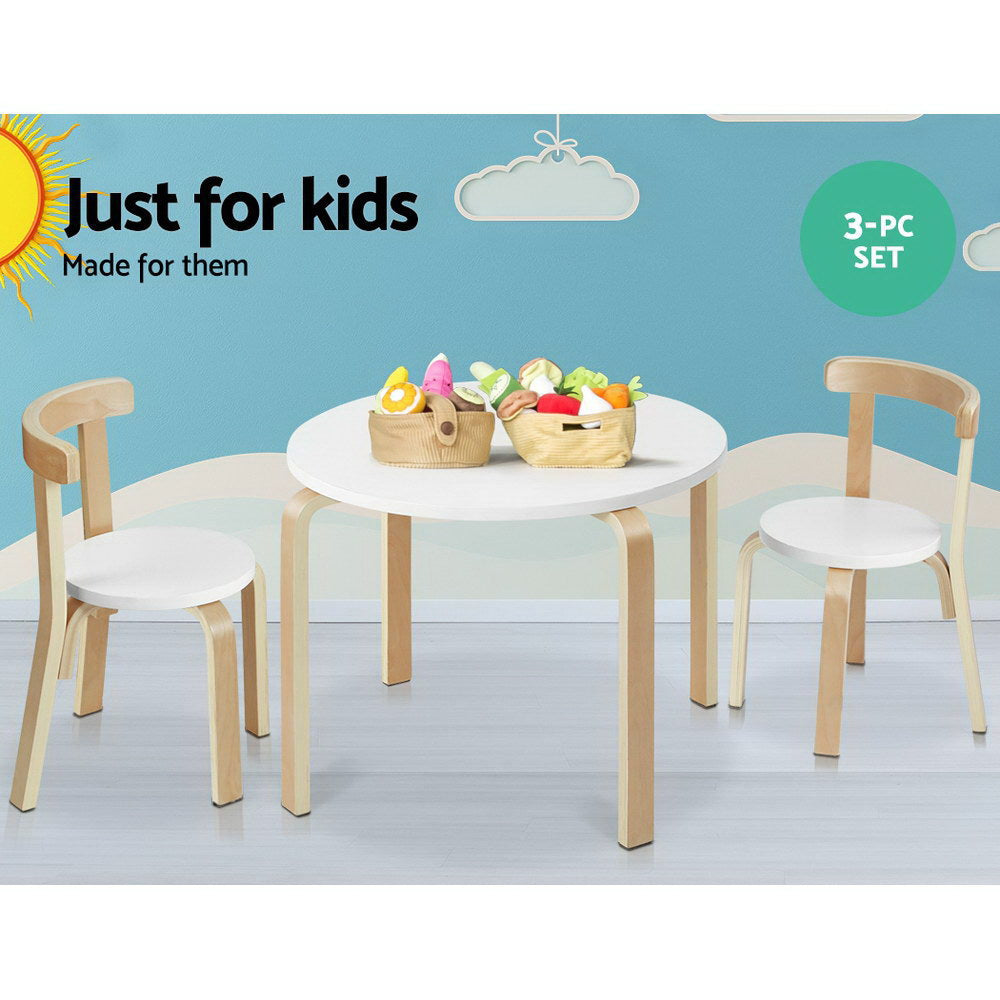 3PCS Kids Table and Chairs