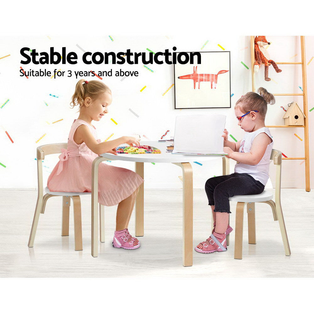 3PCS Kids Table and Chairs