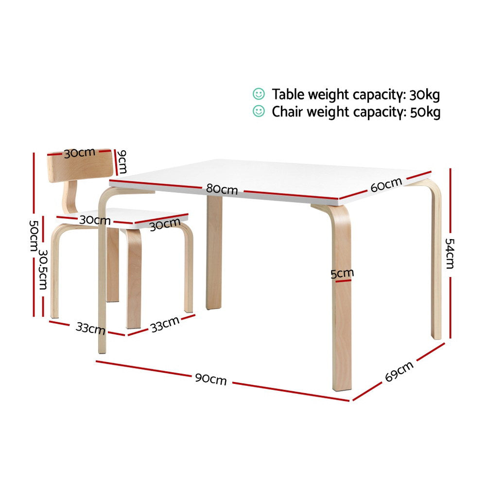 Kids Table and Chairs Set Activity Desk