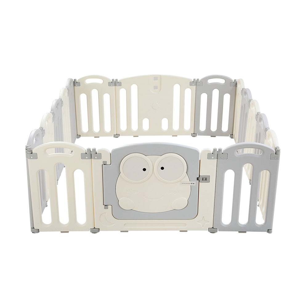 Baby Playpen 16 Panels Foldable Toddler Fence