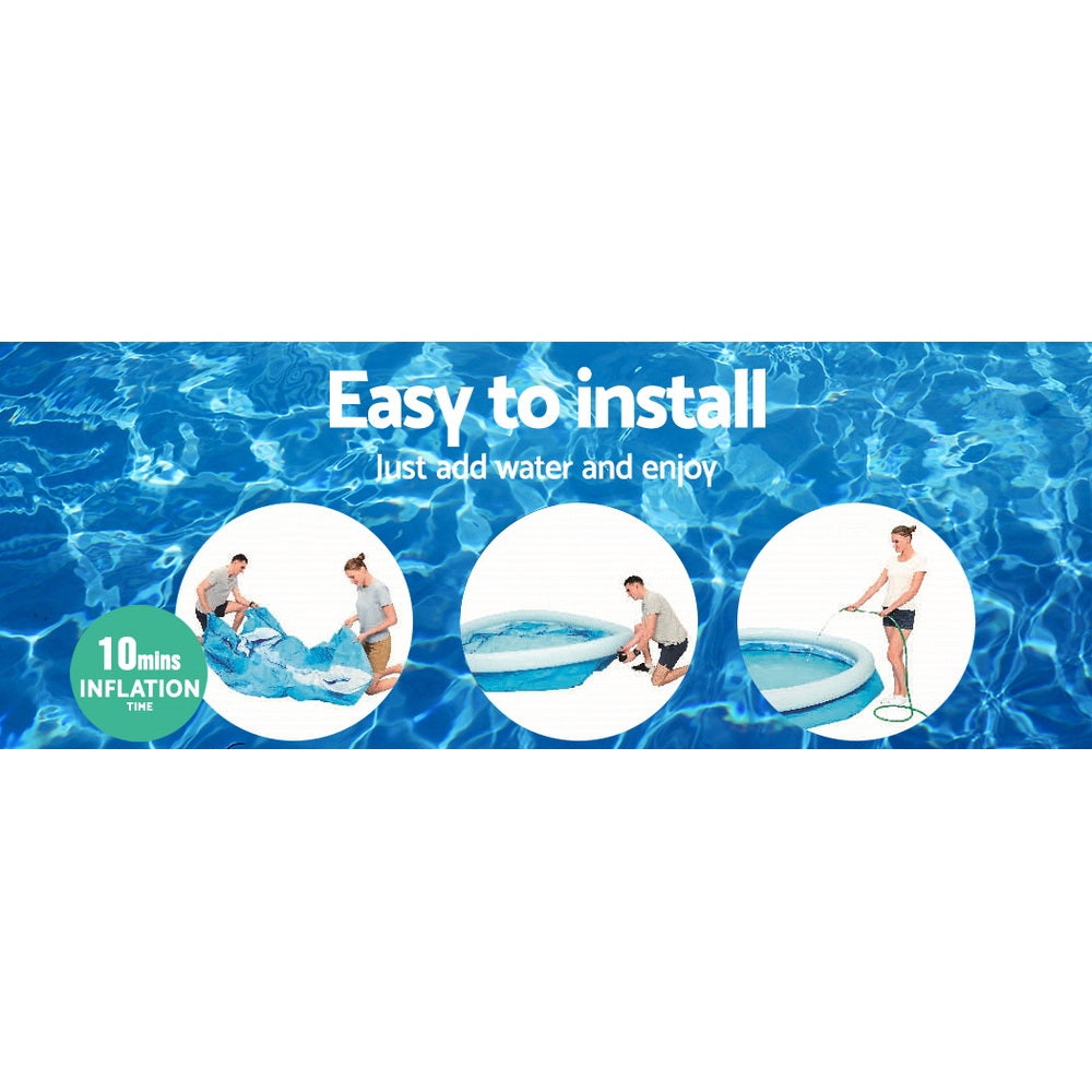 Swimming Pool Above Ground Kids Fast Set Pools with Filter Pump