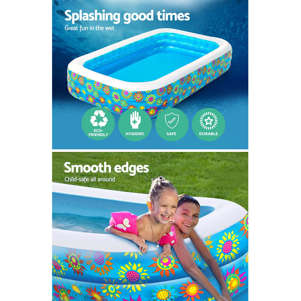 Inflatable Kids Rectangular Family Pool