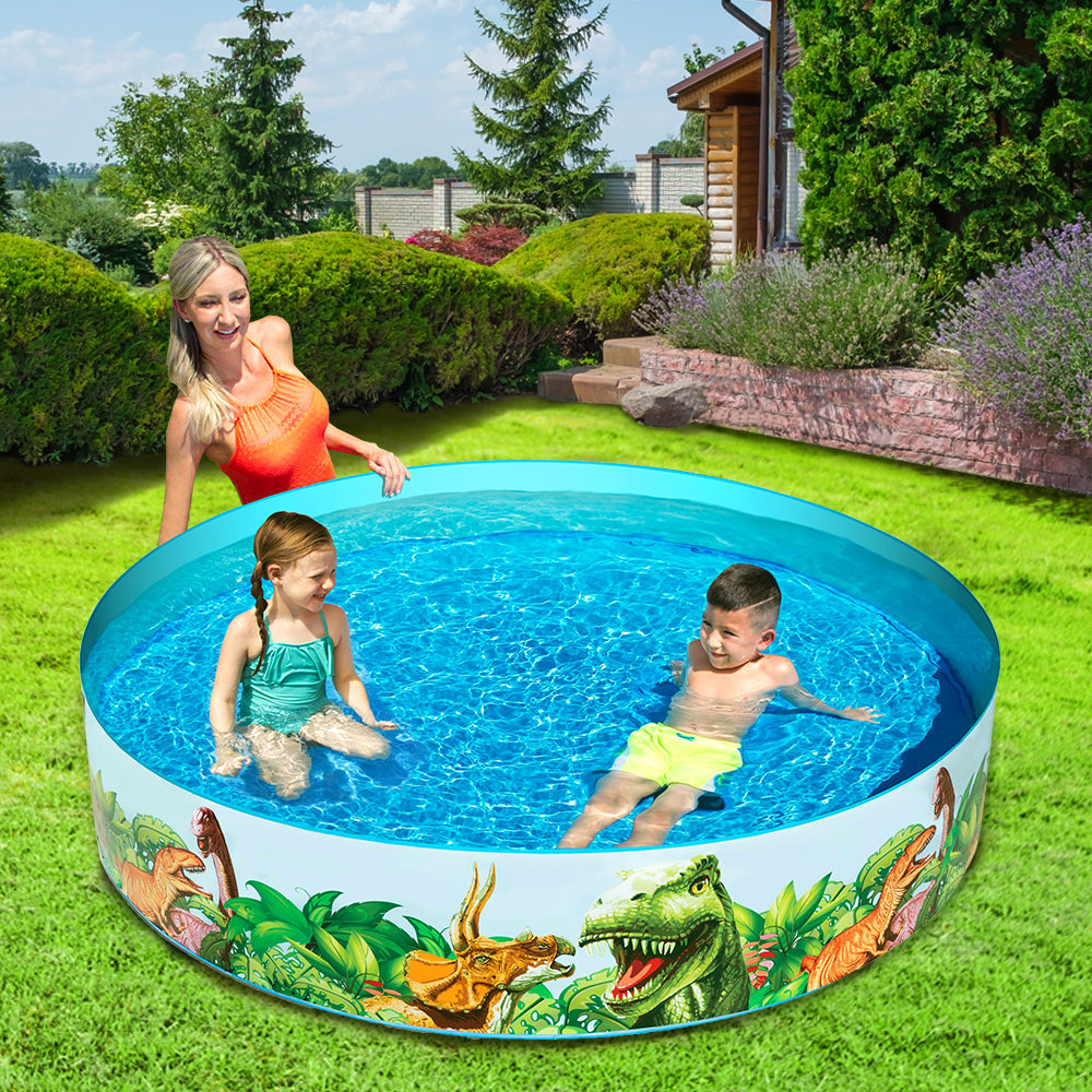 Kids Swimming Pool Above Ground Play Fun Round Fill-n-Fun Pools